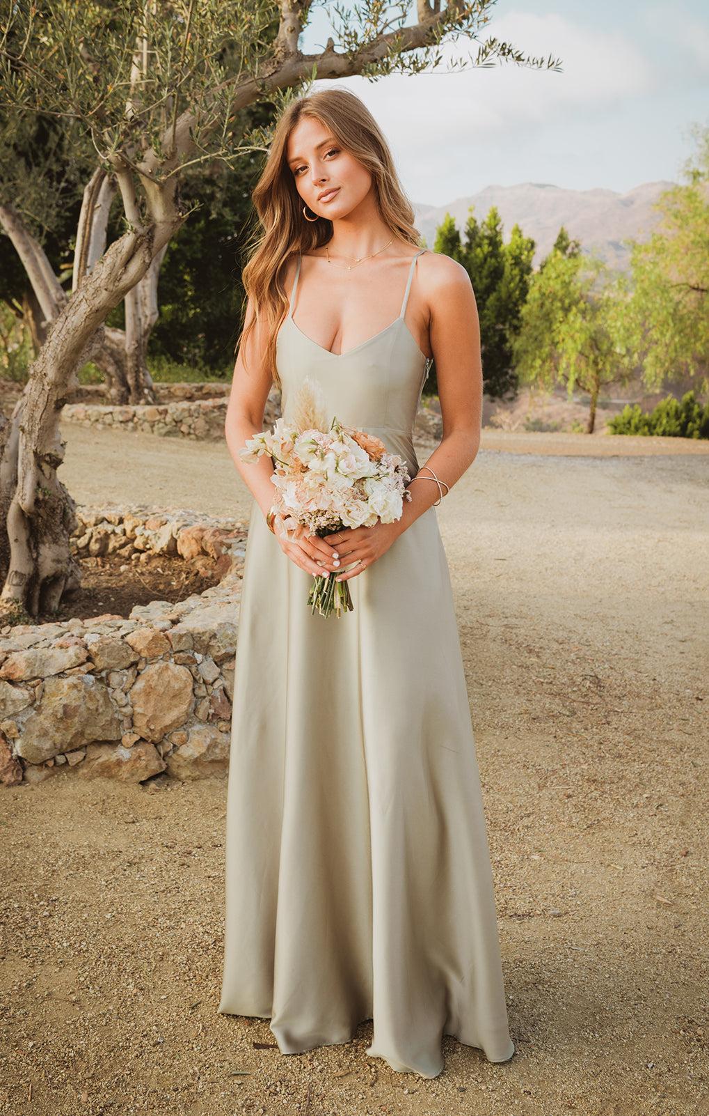 Faith Maxi Dress ~ Dune Chiffon Product Image
