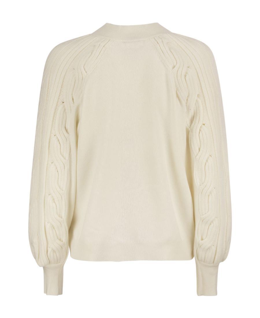 FABIANA FILIPPI Wool And Cashmere Sweater In Nude Product Image