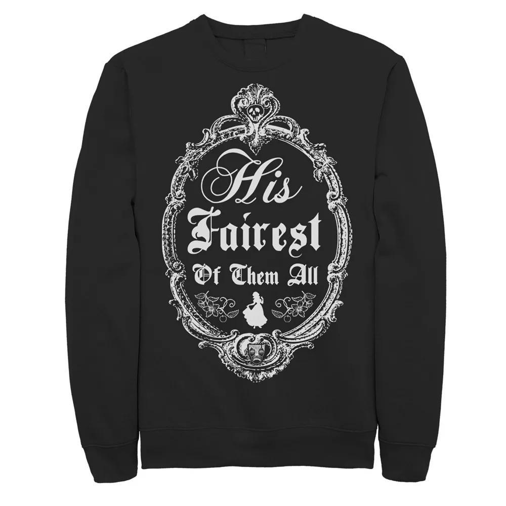 Disney's Snow White His Fairest Men's Sweatshirt, Size: XL, Black Product Image