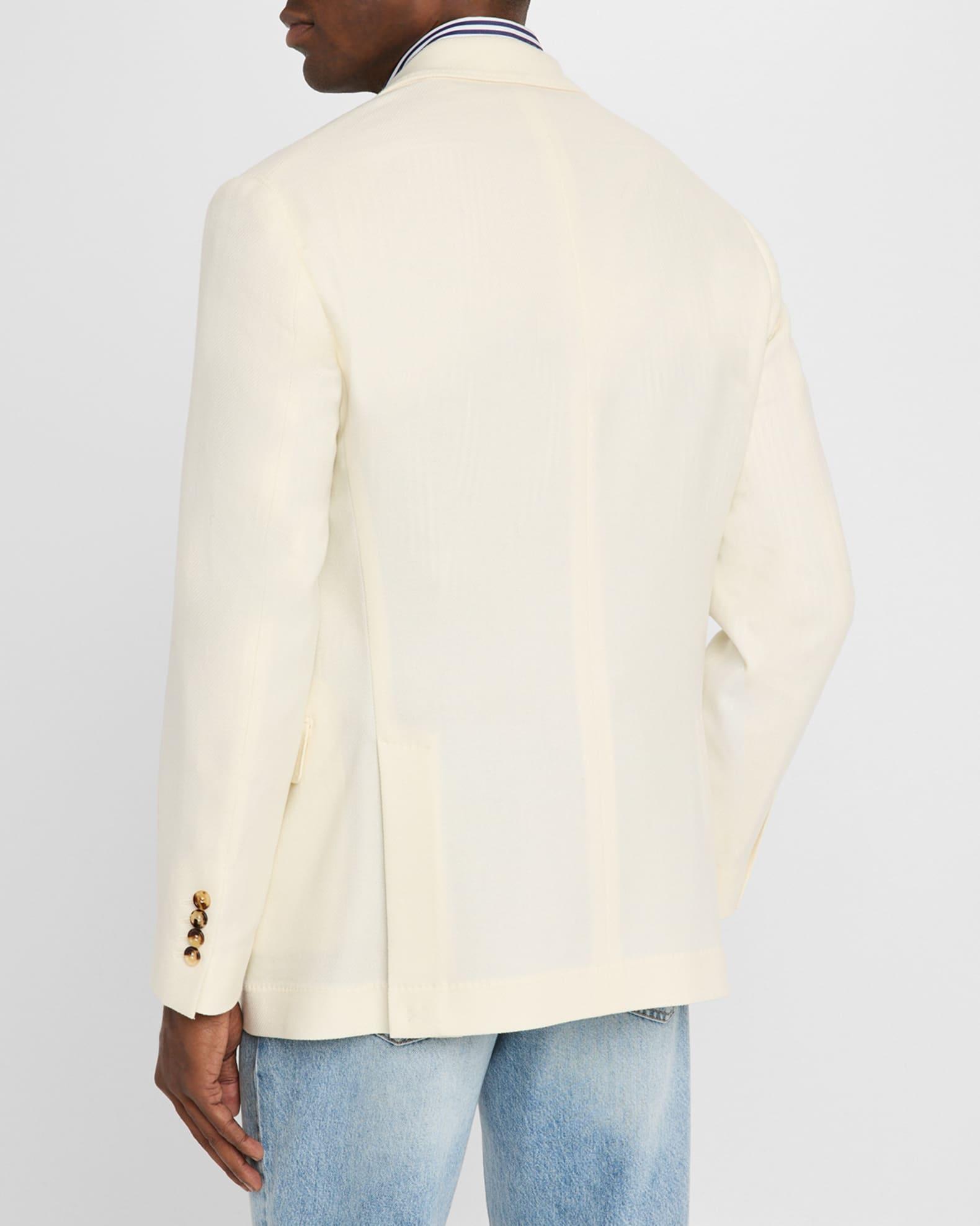 Men's Cavallery Twill Peak-Lapel Sport Coat Product Image
