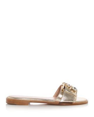 Women's Embellished Slide Sandals  Product Image