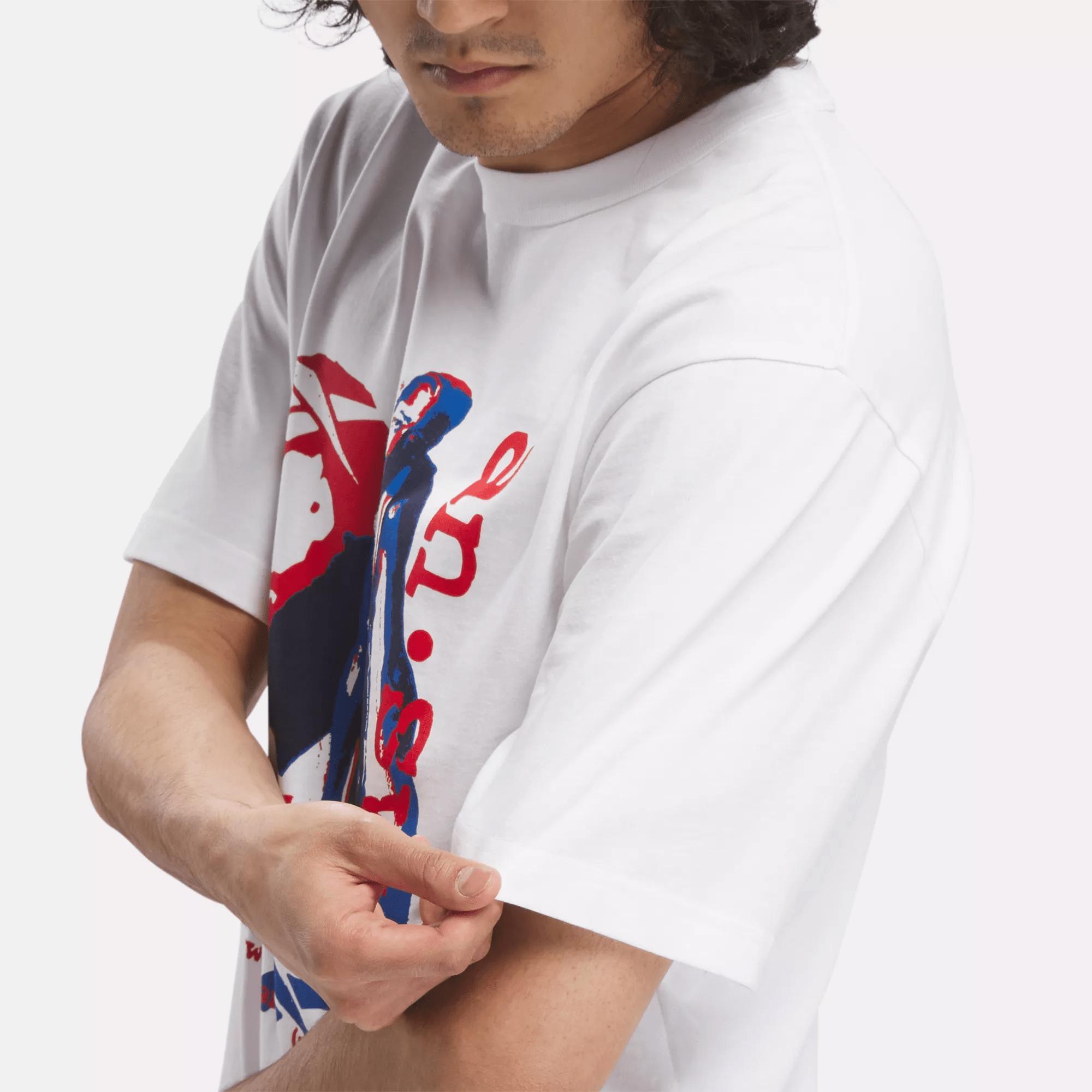 Men's Basketball Iverson Graphic T-Shirt Male Product Image