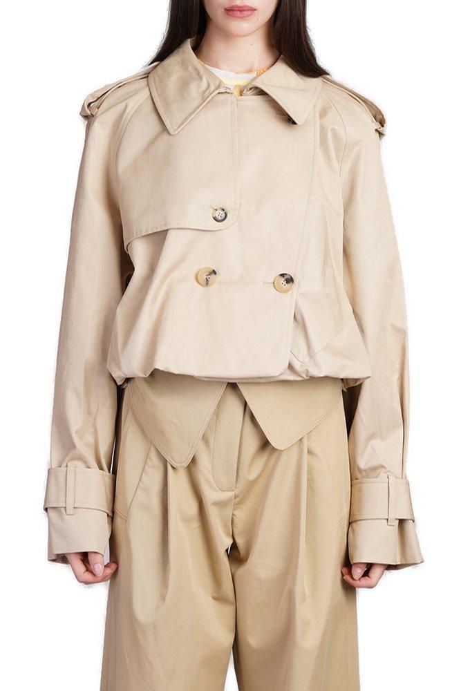 JW ANDERSON Trench In Beige Cotton Product Image