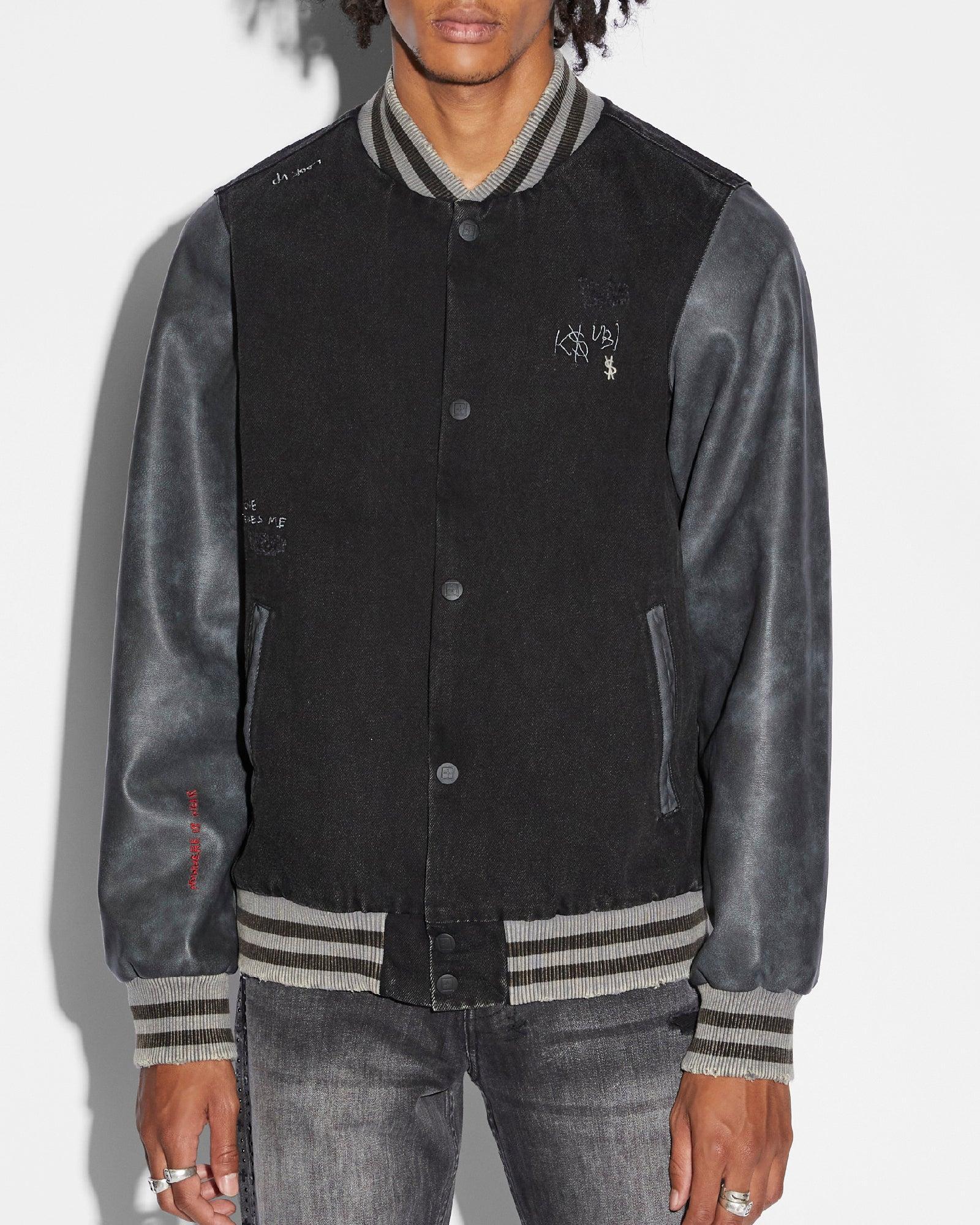 SKRIBED KING JACKET BLACK Male Product Image