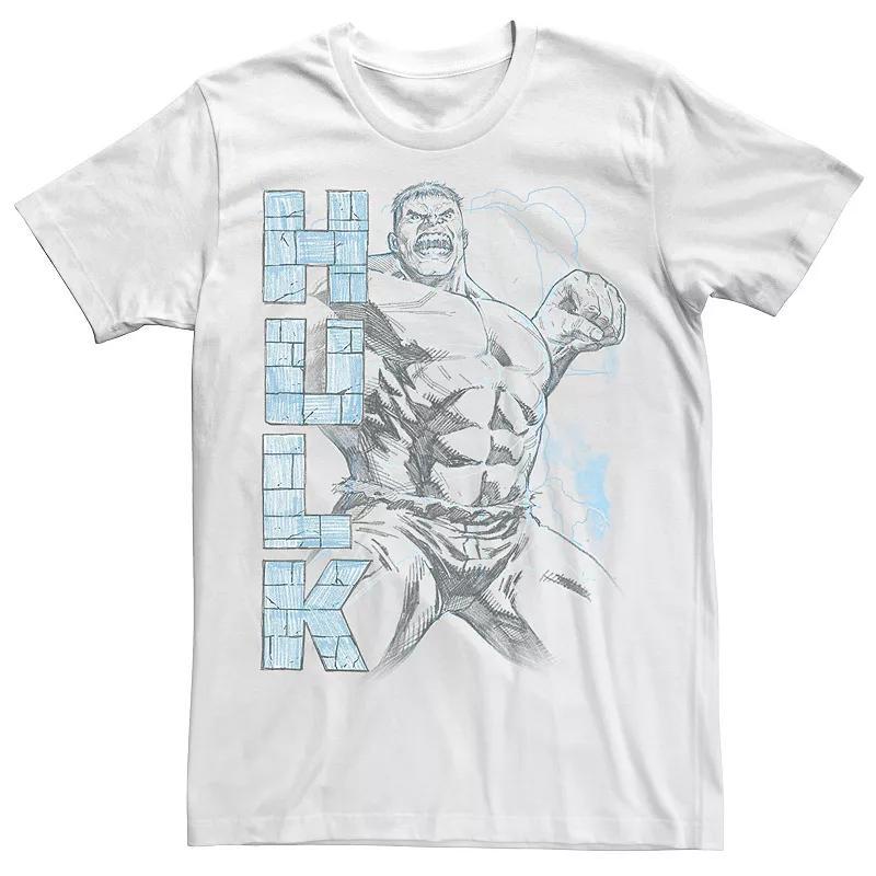 Men's Marvel Anger Problems Graphic Tee, Size: 3XL, White Product Image