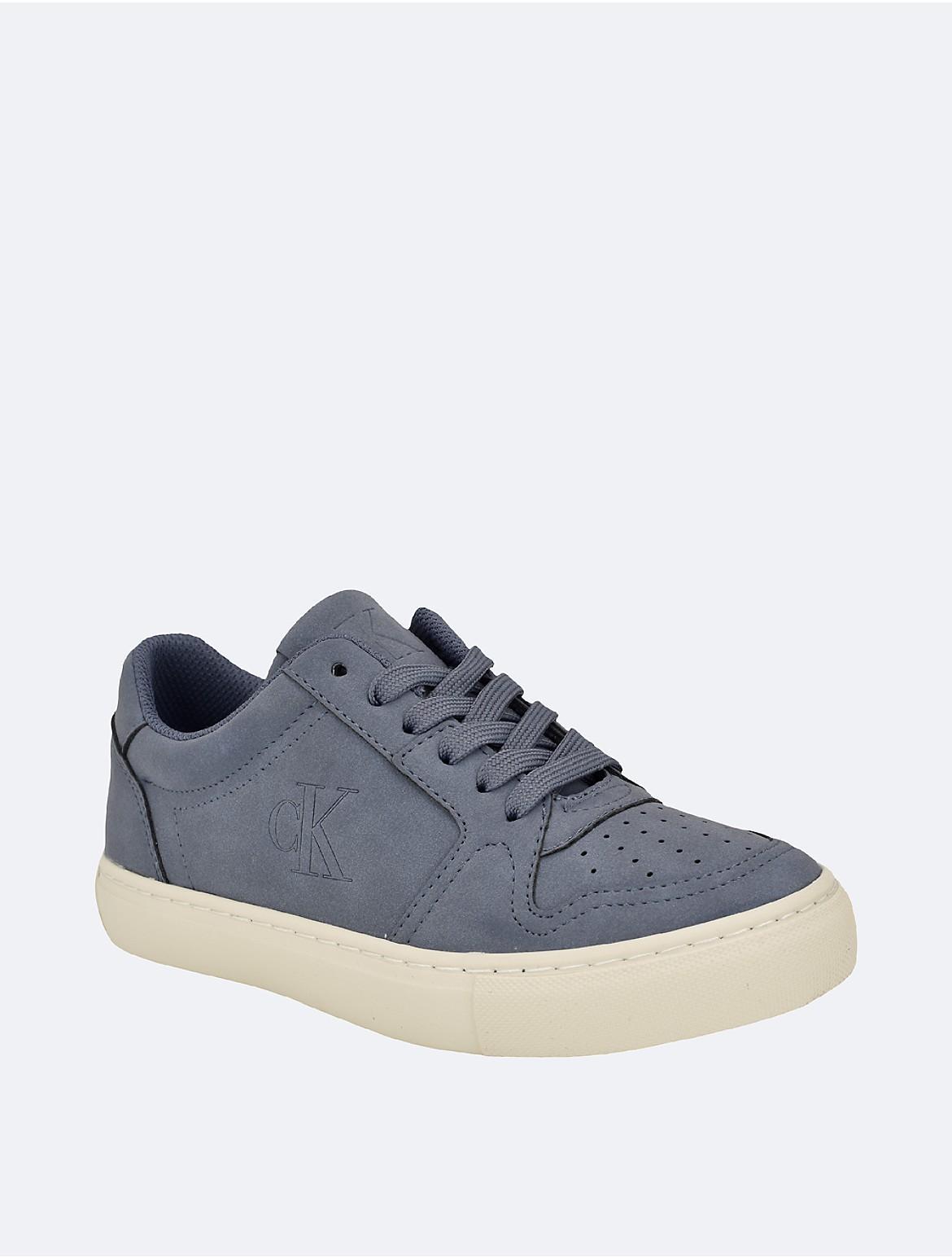 Calvin Klein Womens Womens Corha Monogram Logo Sneaker - White - 6.5 Product Image