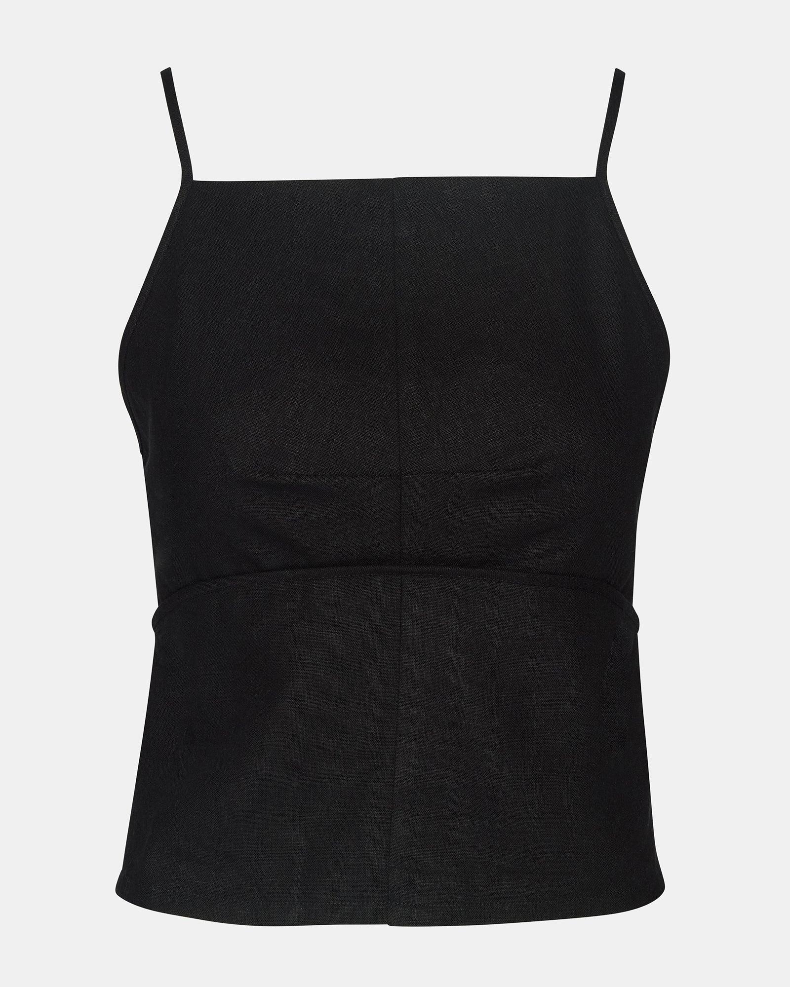 TIEGAN TOP BLACK Female Product Image