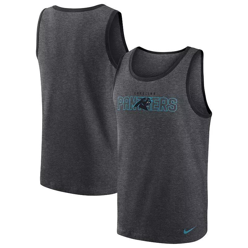 Men's Nike Heathered Charcoal Washington Commanders Tri-Blend Tank Top, Size: 2XL, Wft Charco Product Image