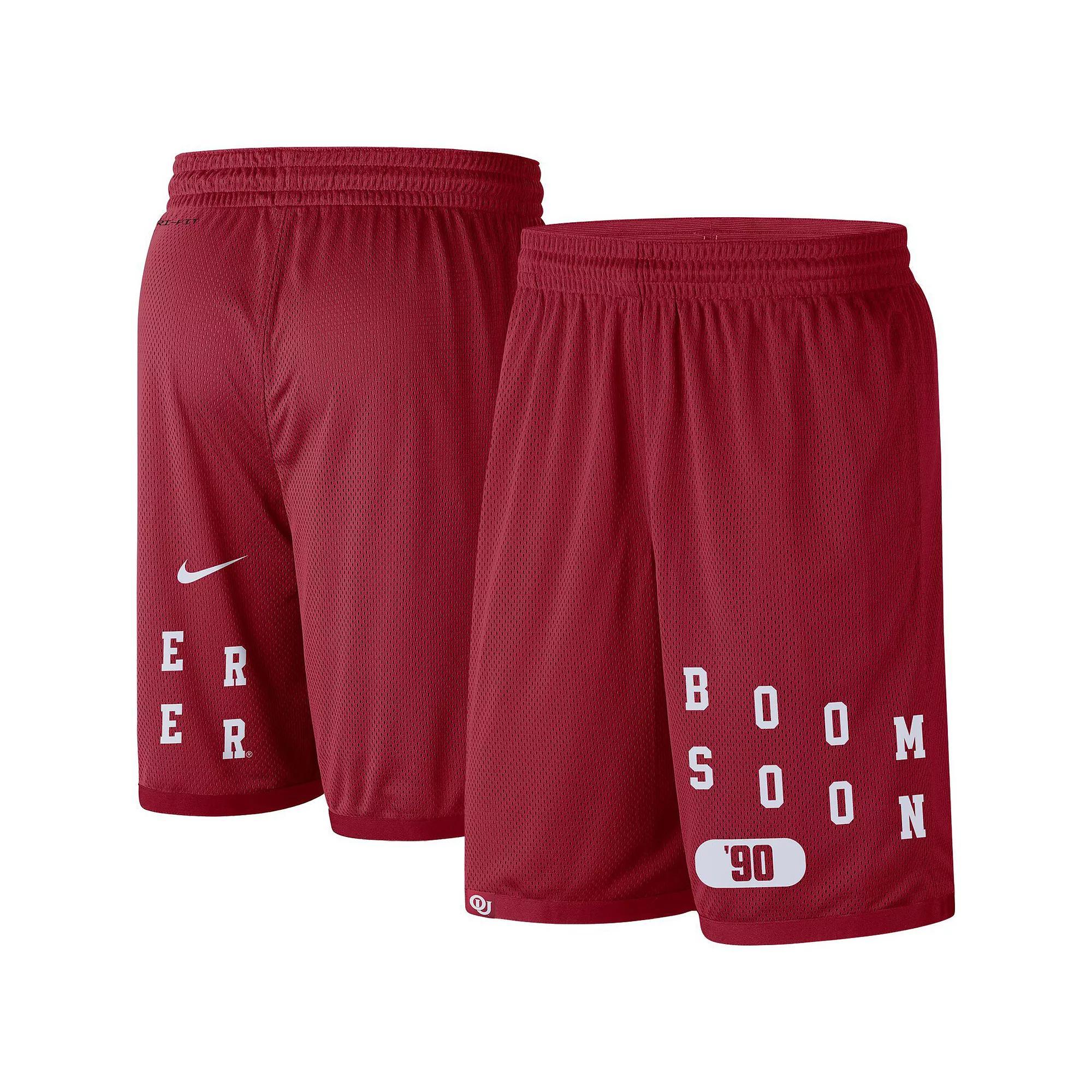 Men's Nike Crimson Oklahoma Sooners Wordmark Performance Shorts, Size: Large, Red Product Image