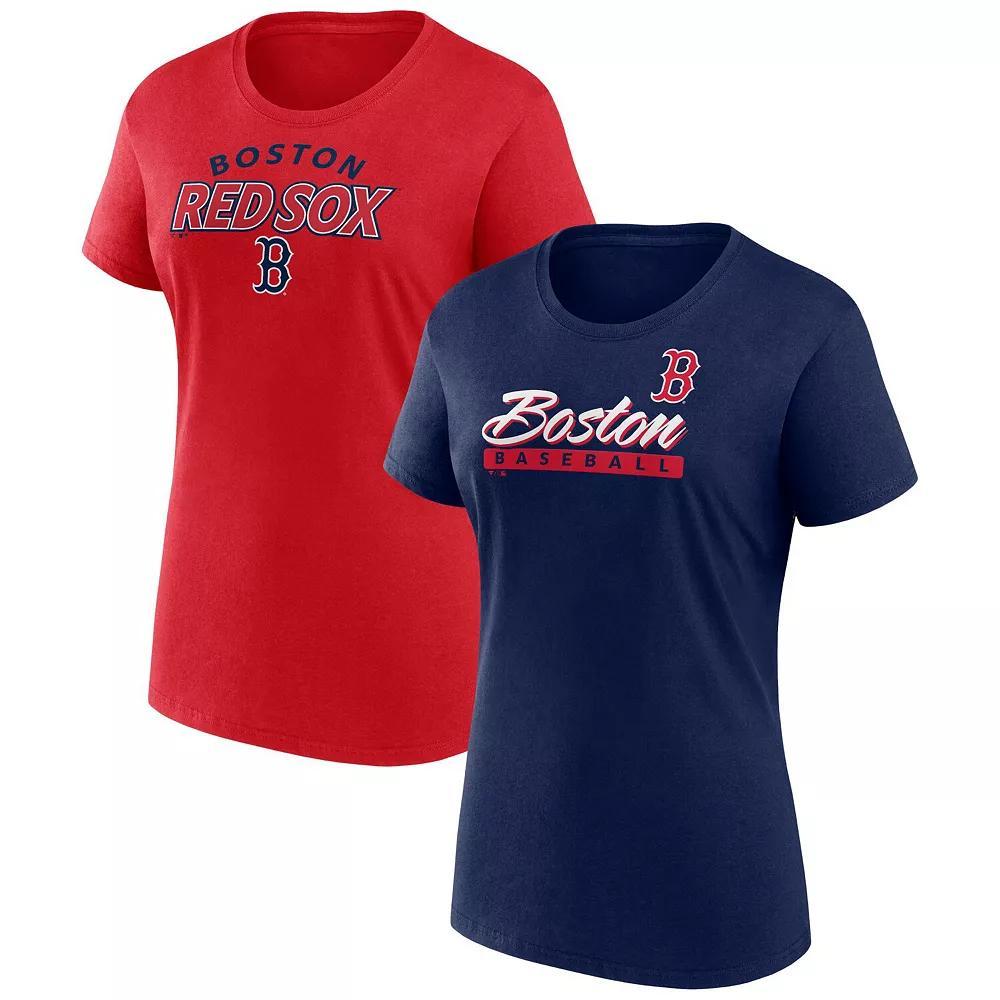 Women's Fanatics Branded New England Patriots Risk T-Shirt Combo Pack, Size: Small, Blue Product Image
