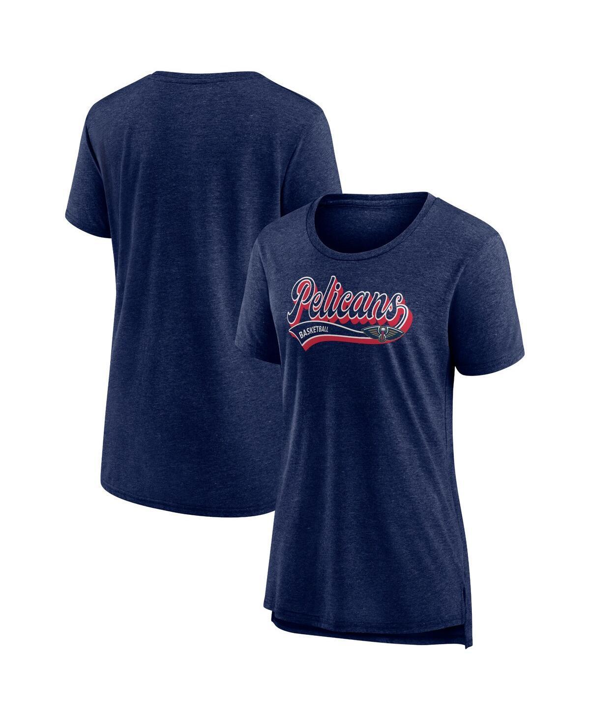 Womens Fanatics Branded Heather Royal New England Patriots Original Play Tri-Blend T-Shirt Product Image