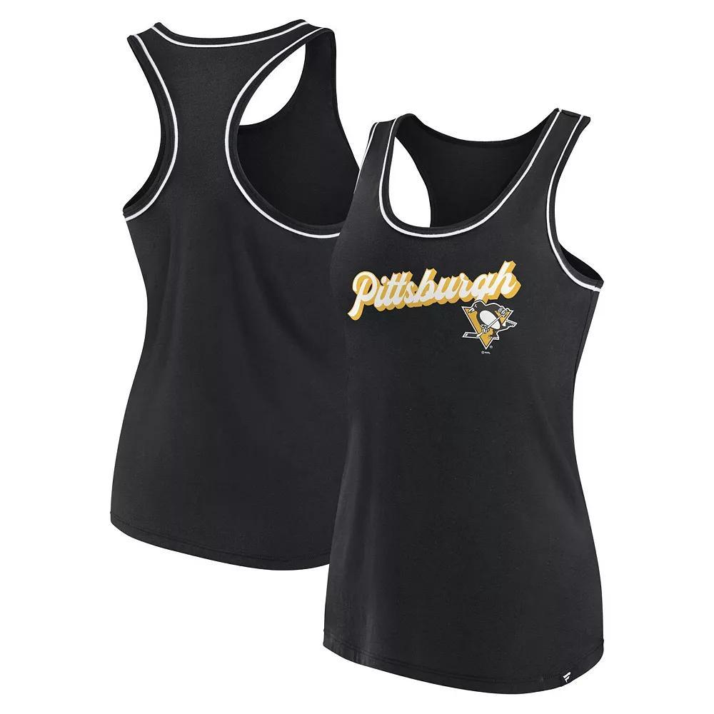 Women's Fanatics Branded Royal Philadelphia 76ers Wordmark Logo Racerback Tank Top, Size: Small, 76r Blue Product Image