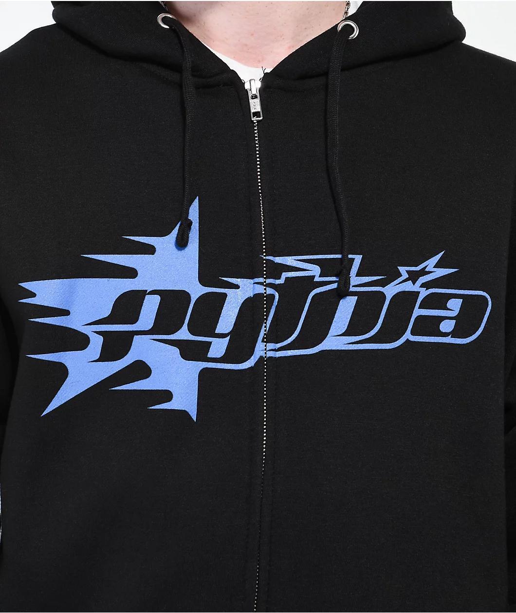 Pythia Star Black Zip Hoodie Product Image