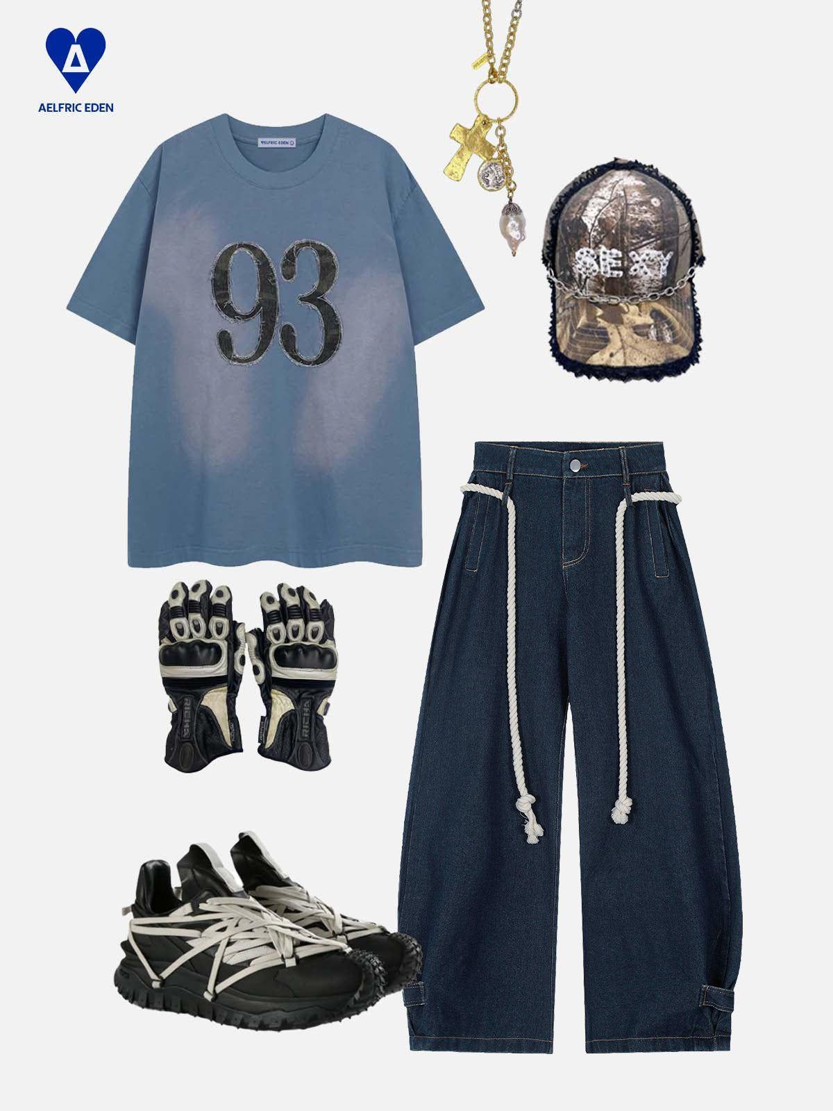 Aelfric Eden Rope Raw Barrel Jeans Product Image