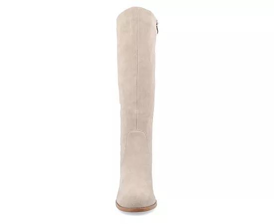 Journee Tru Comfort Foam Womens Romilly Calf Boots Grey Product Image