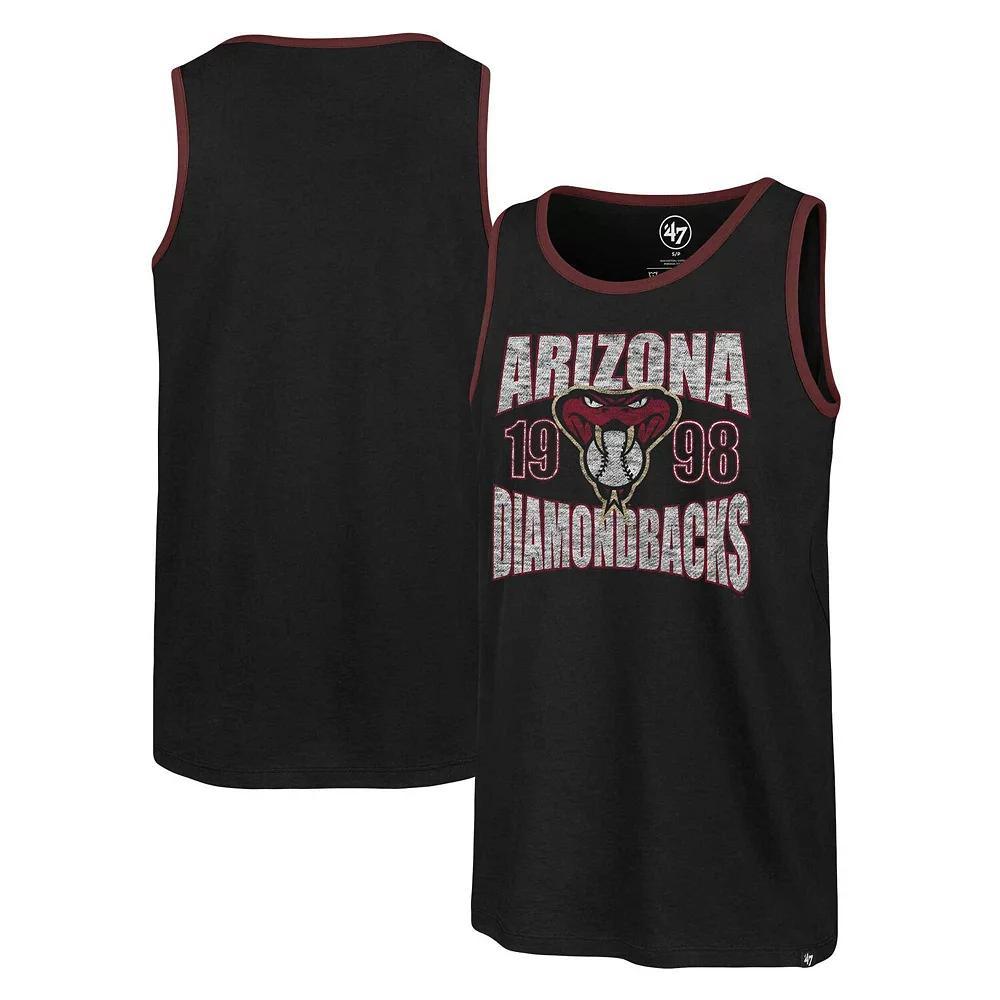 Men's '47 Black Arizona Diamondbacks Upload Franklin Tank Top, Size: Small Product Image