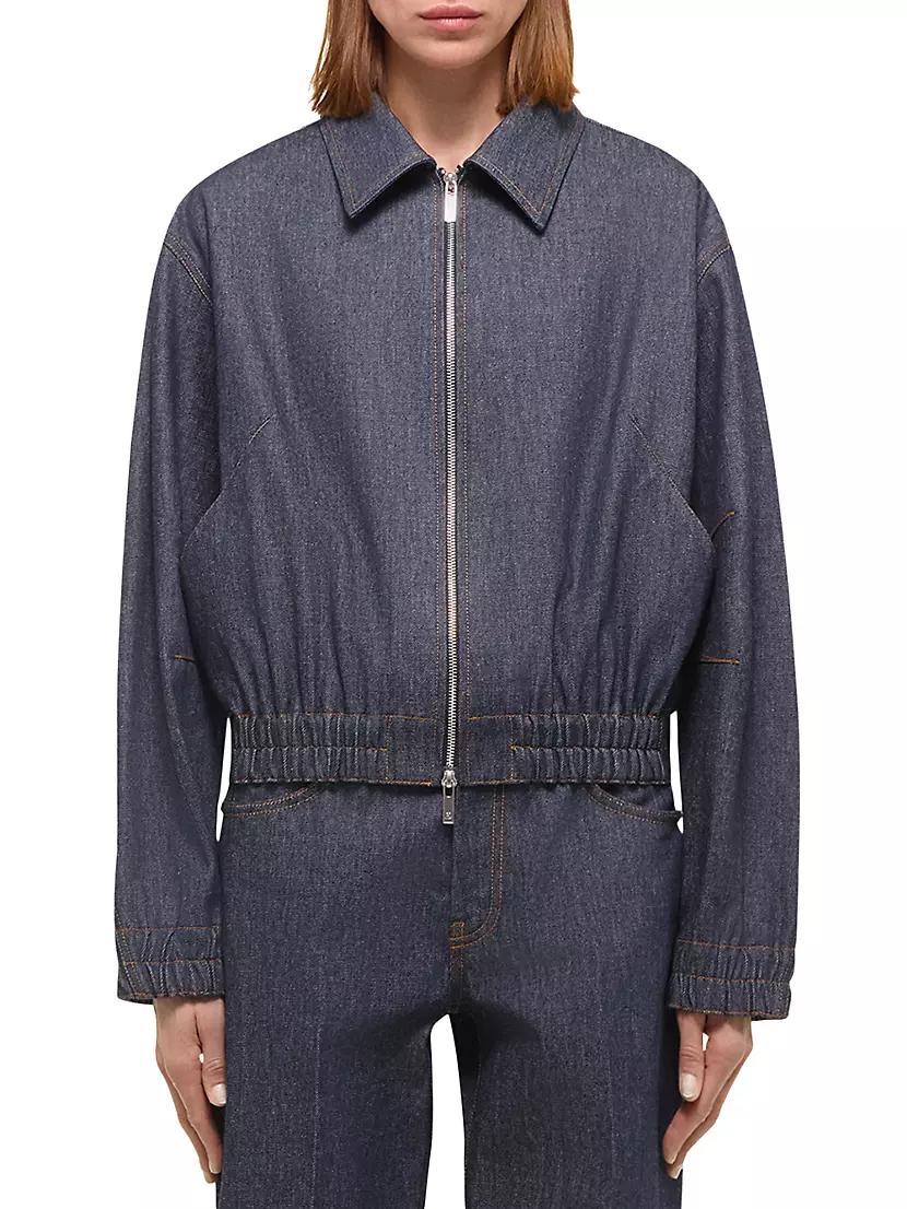 Apex Zip Denim Jacket Product Image