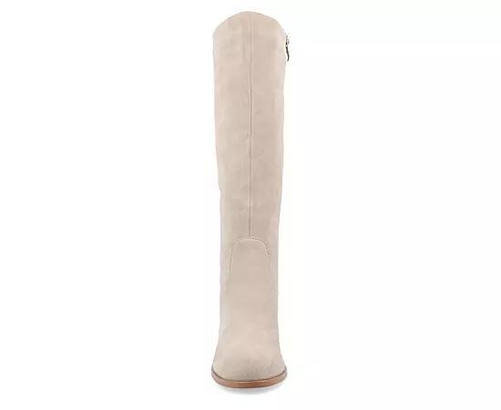 Journee Tru Comfort Foam Womens Romilly Calf Boots Grey Product Image
