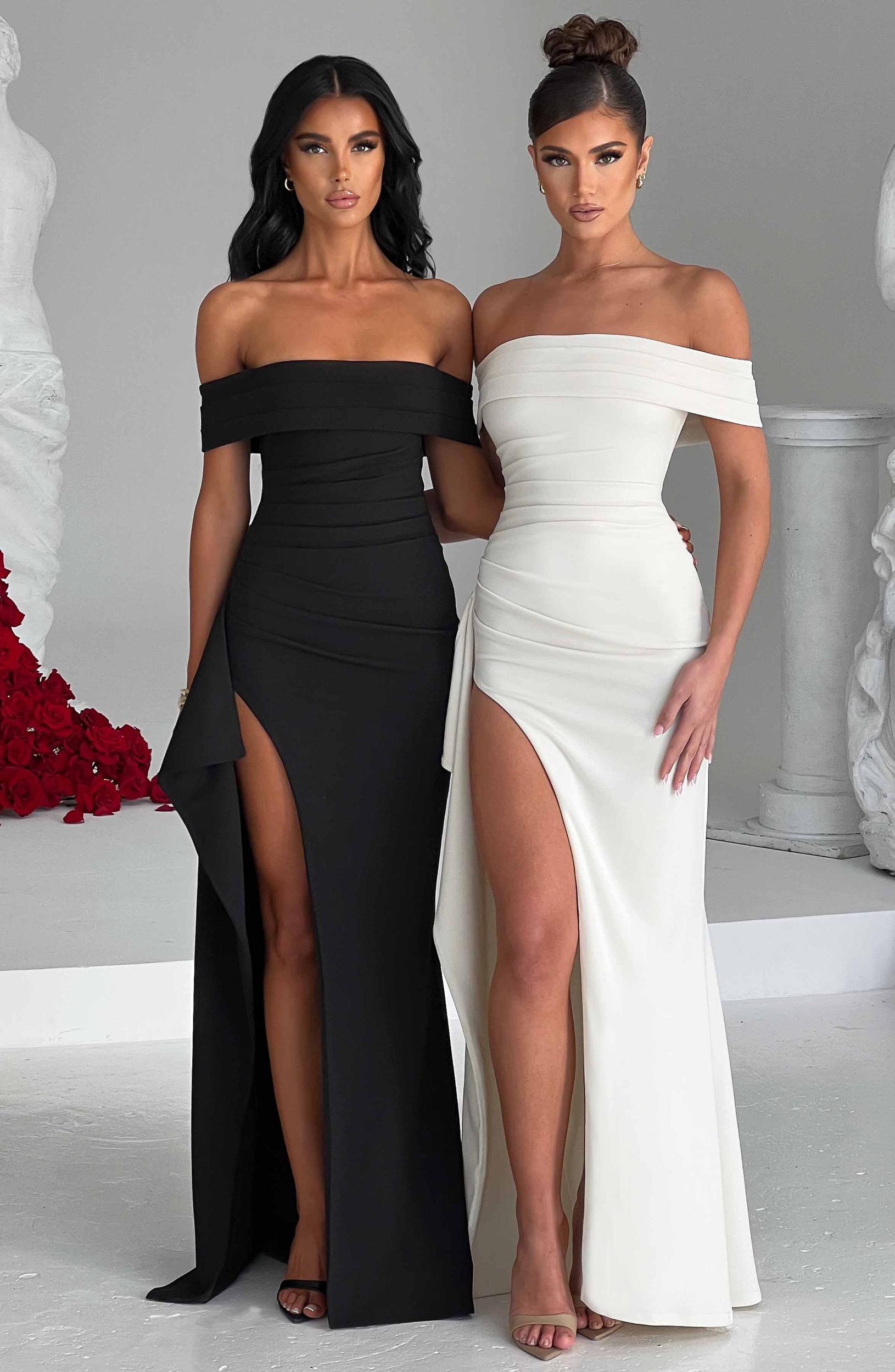 Joyce Maxi Dress - Ivory Product Image