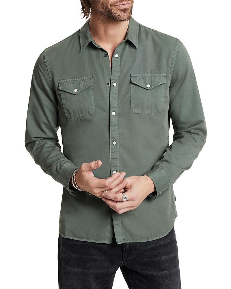John Varvatos Marshall Shirt (Flagstone Grey) Men's Clothing Product Image