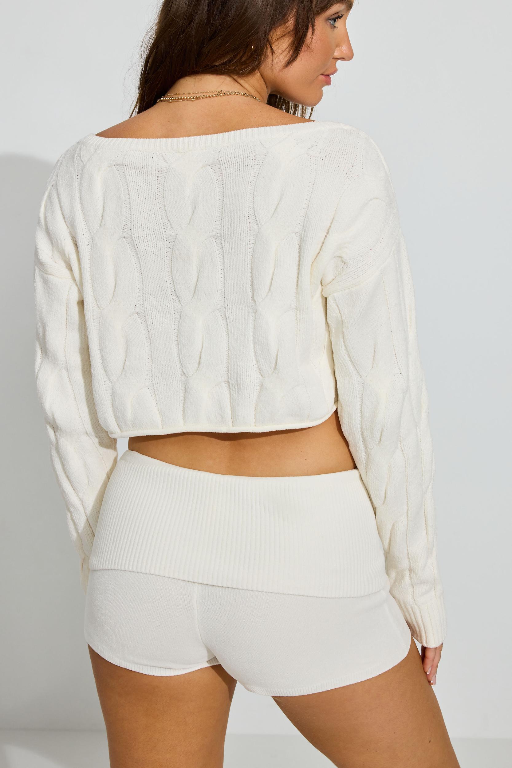 Bodycon Boat Neck Sweater Product Image