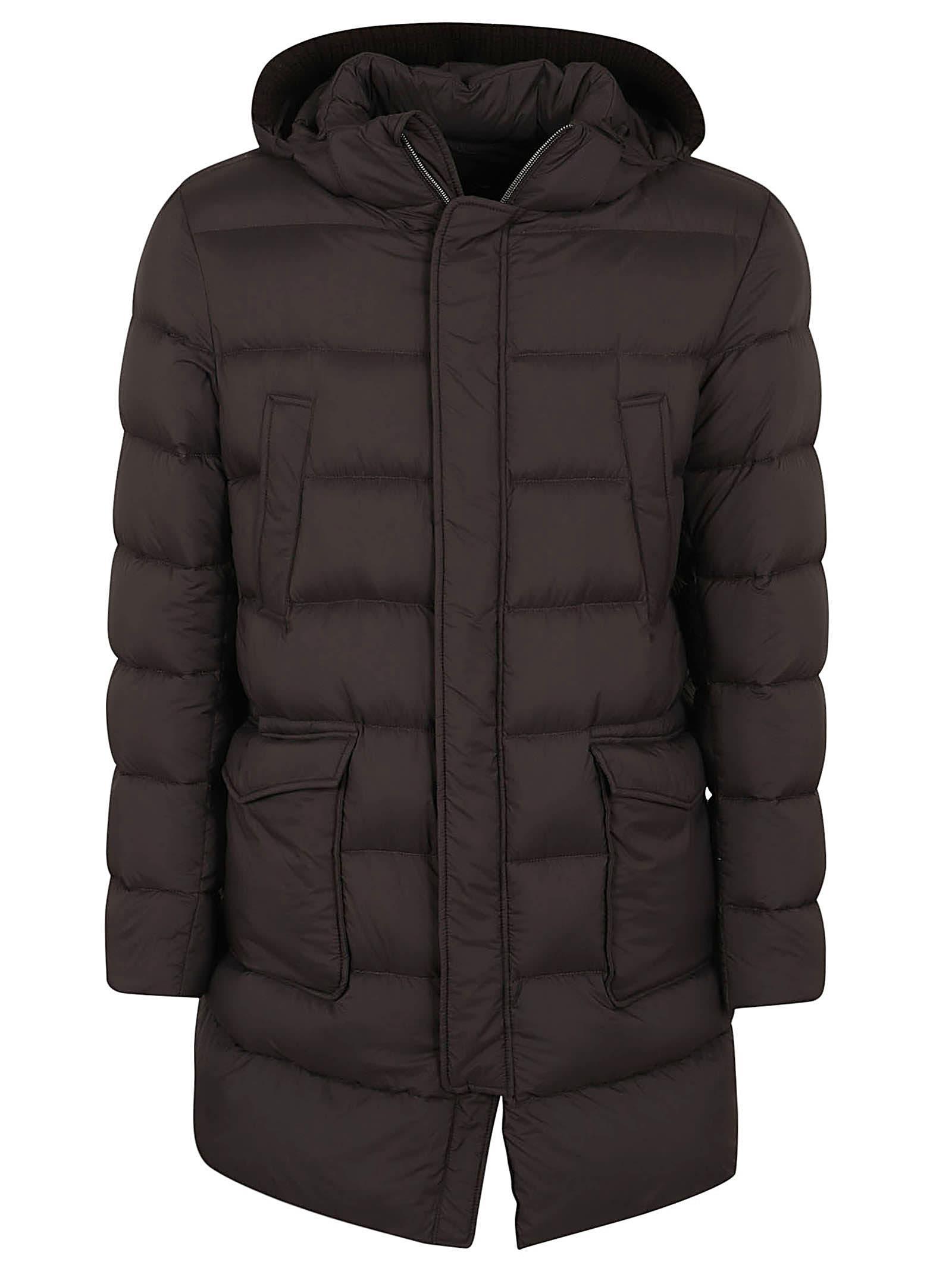 HERNO Padded Jacket In Dark Brown Product Image