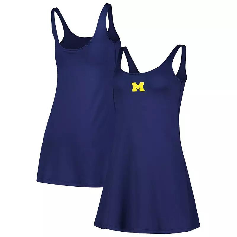 Women's ZooZatz Navy Michigan Wolverines Logo Scoop Neck Dress, Size: XL, Blue Product Image