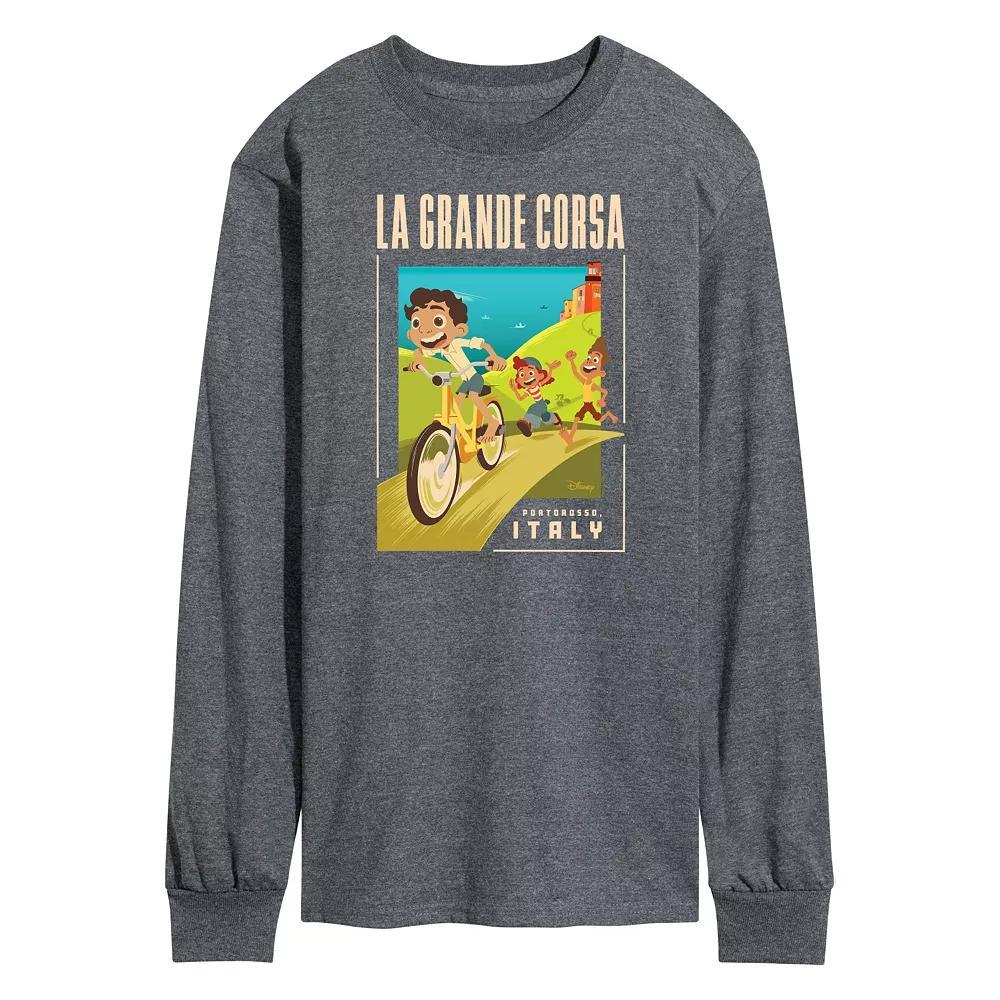 Disneys Luca Mens La Grande Long Sleeve Graphic Tee Product Image