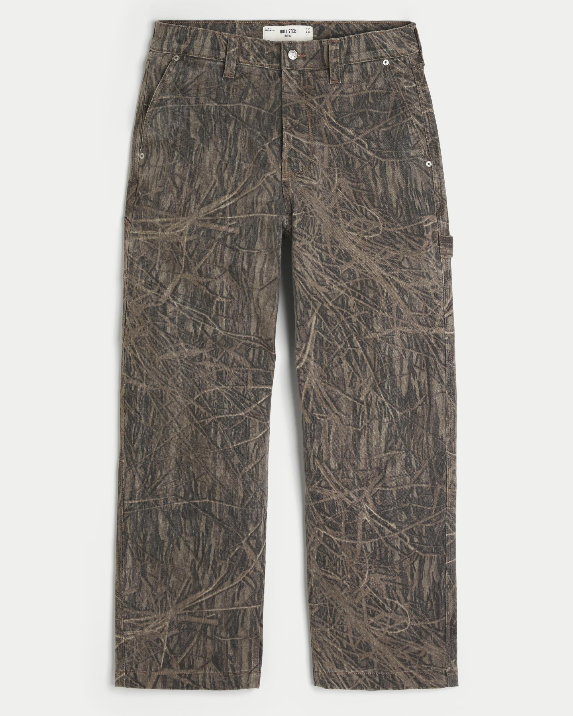 Camo Baggy Painter Jeans Product Image
