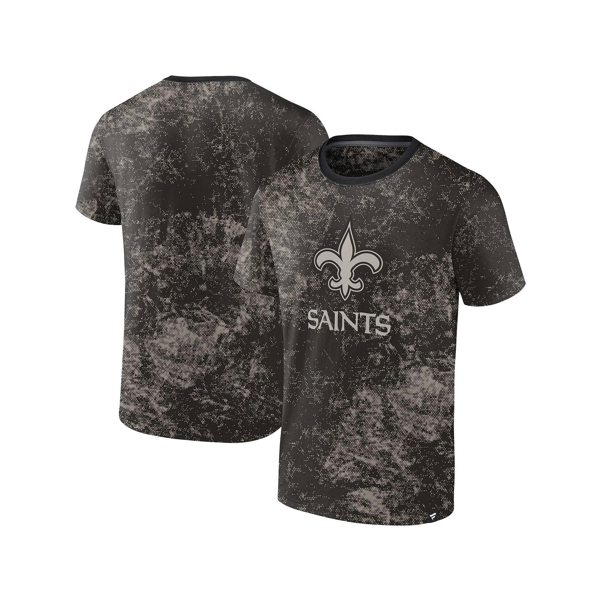 Men's Fanatics Branded Black Los Angeles Rams Shadow T-Shirt, Size: Medium Product Image