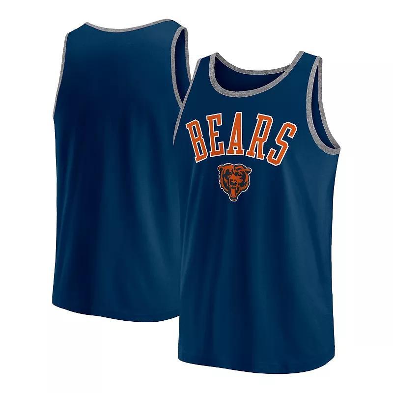 Men's Fanatics Navy Chicago Bears Bet Tank Top, Size: Small, Blue Product Image