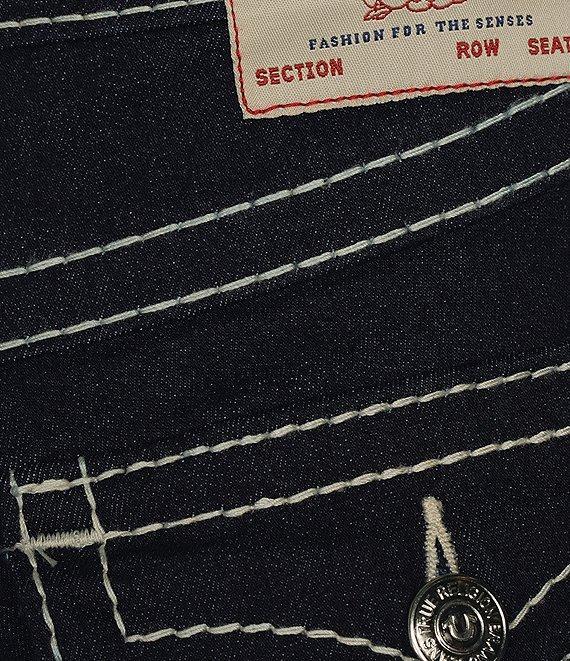 True Religion Becca Denim Mid Rise Bootcut Flap Pocket Jeans Product Image