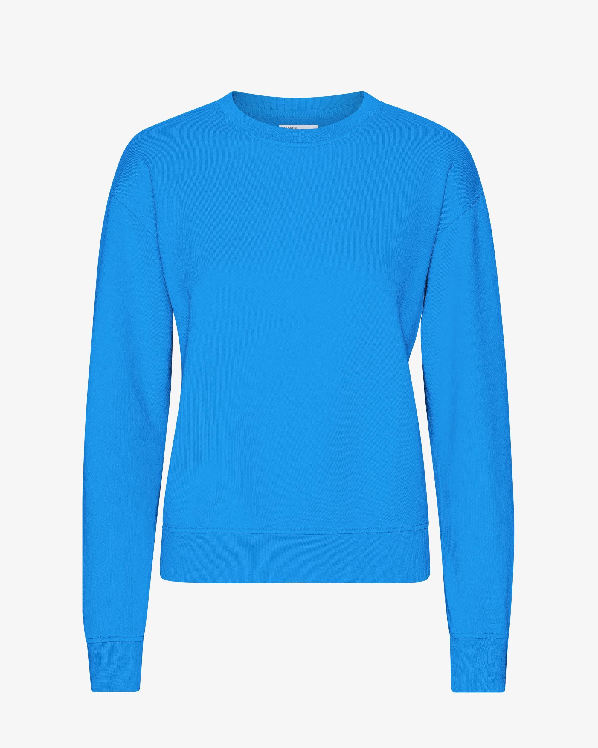 Women Classic Organic Crew - Sapphire Blue Product Image