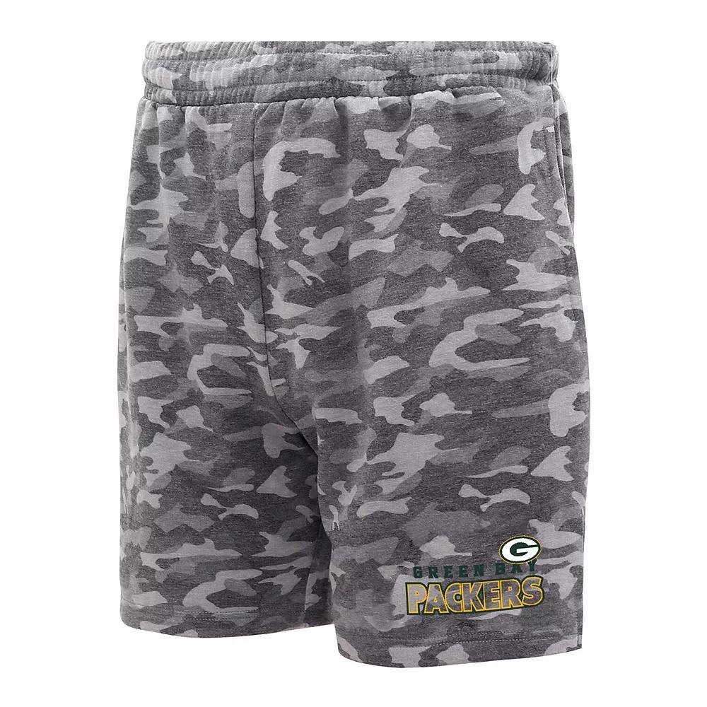 Men's Concepts Sport  Charcoal Kansas City Chiefs Biscayne Camo Shorts, Size: XL Product Image