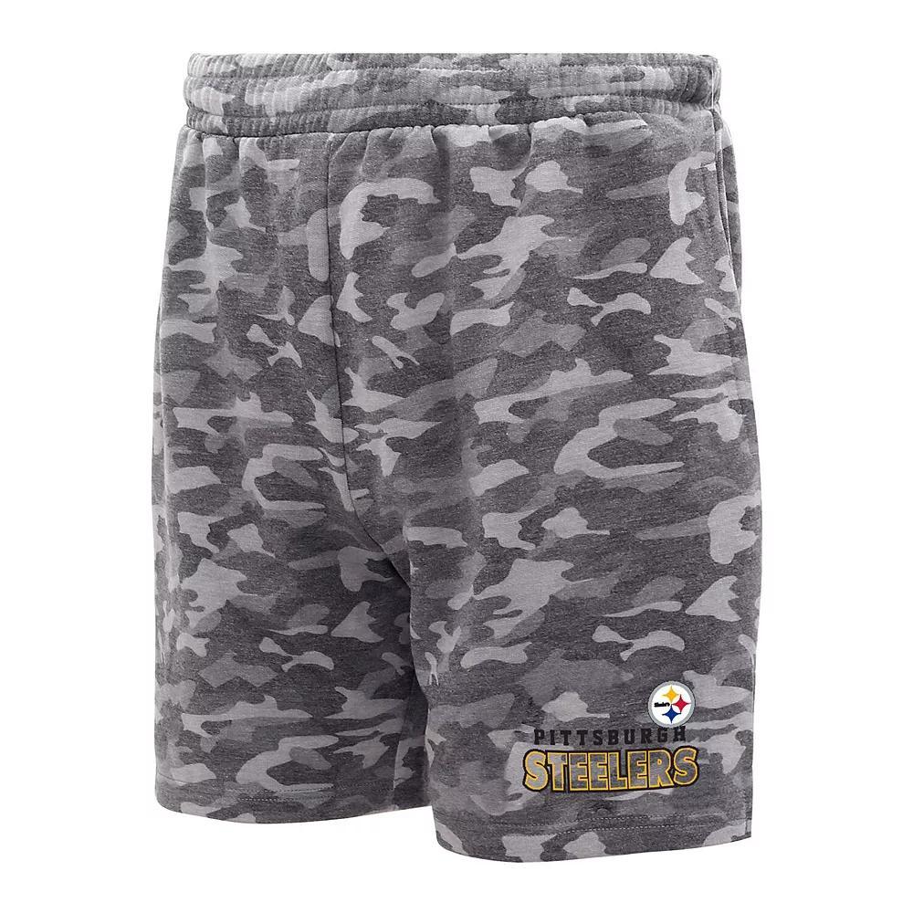 Men's Concepts Sport  Charcoal Miami Dolphins Biscayne Camo Shorts, Size: XL Product Image