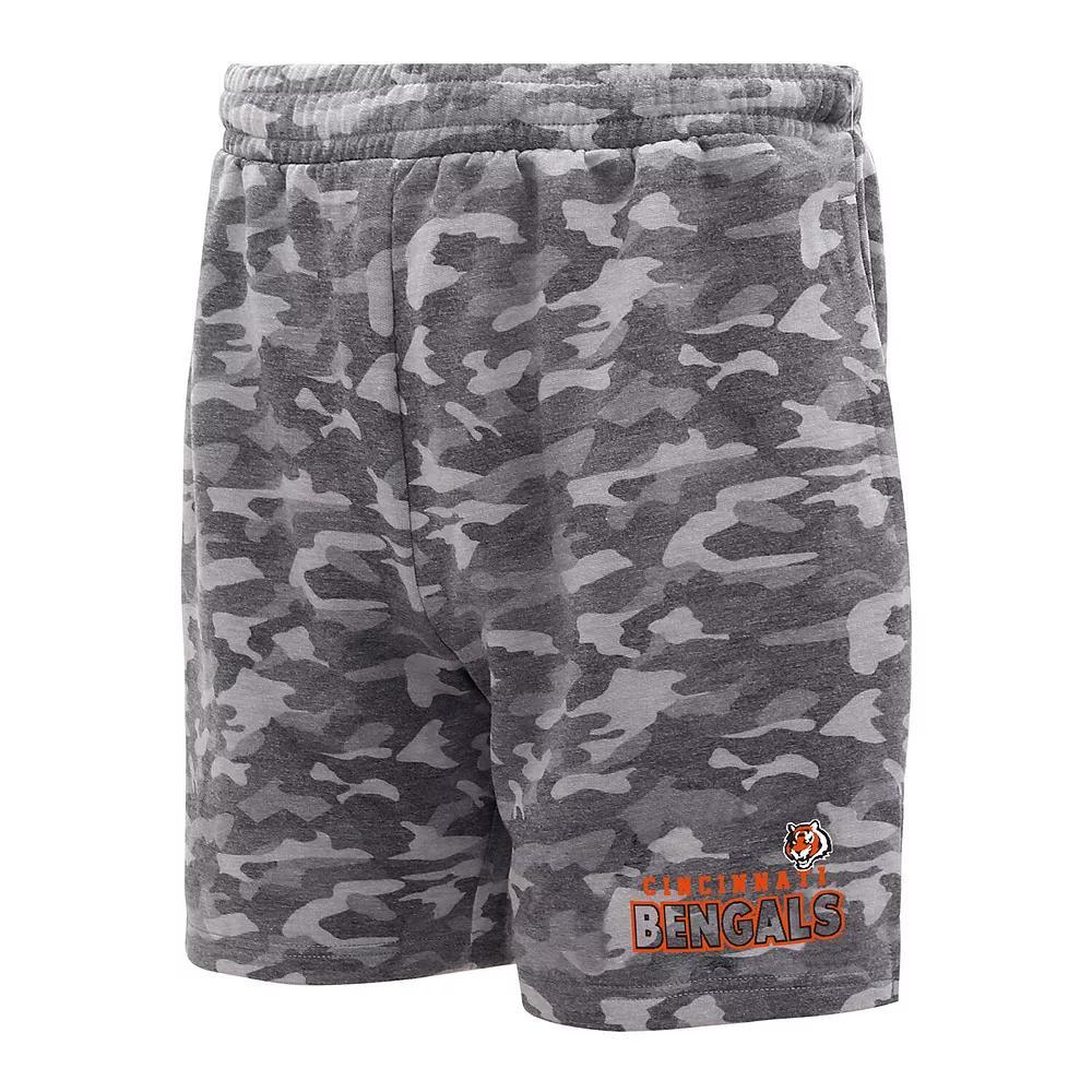 Men's Concepts Sport  Charcoal Miami Dolphins Biscayne Camo Shorts, Size: XL Product Image