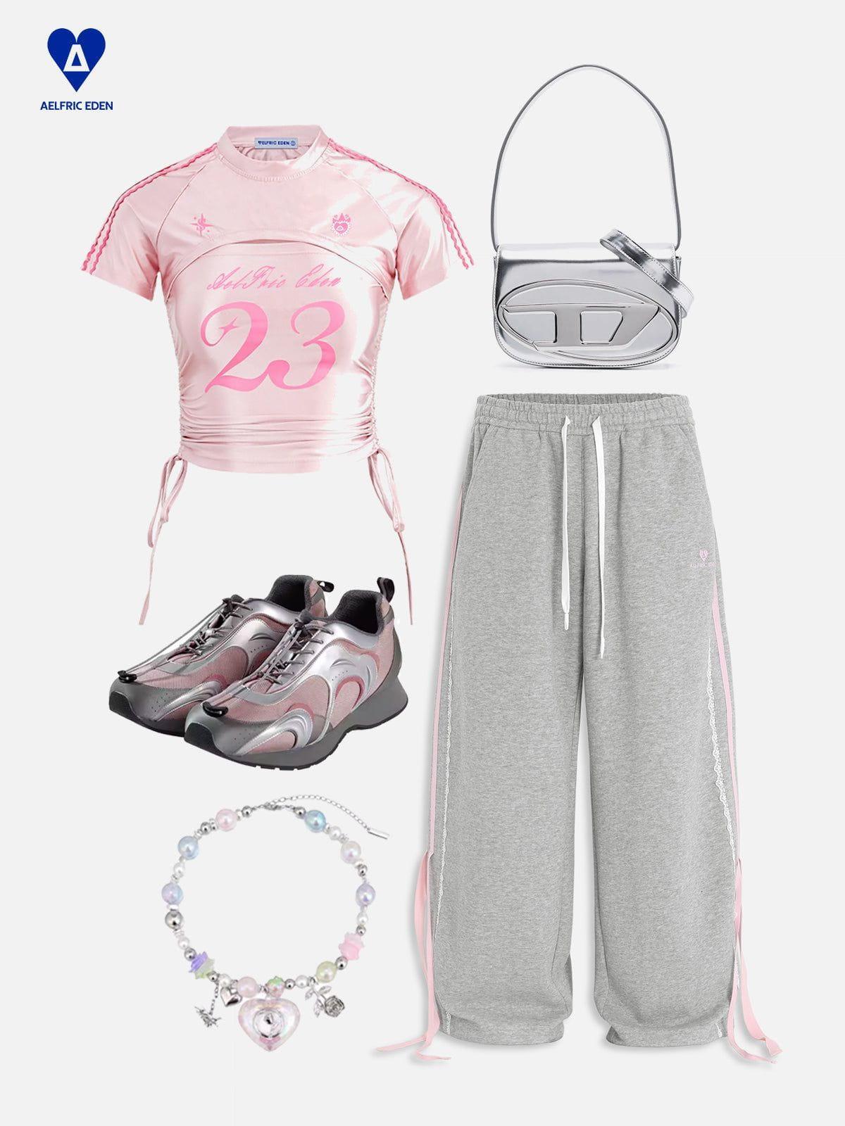 Aelfric Eden Lace Baggy Sweatpants Product Image