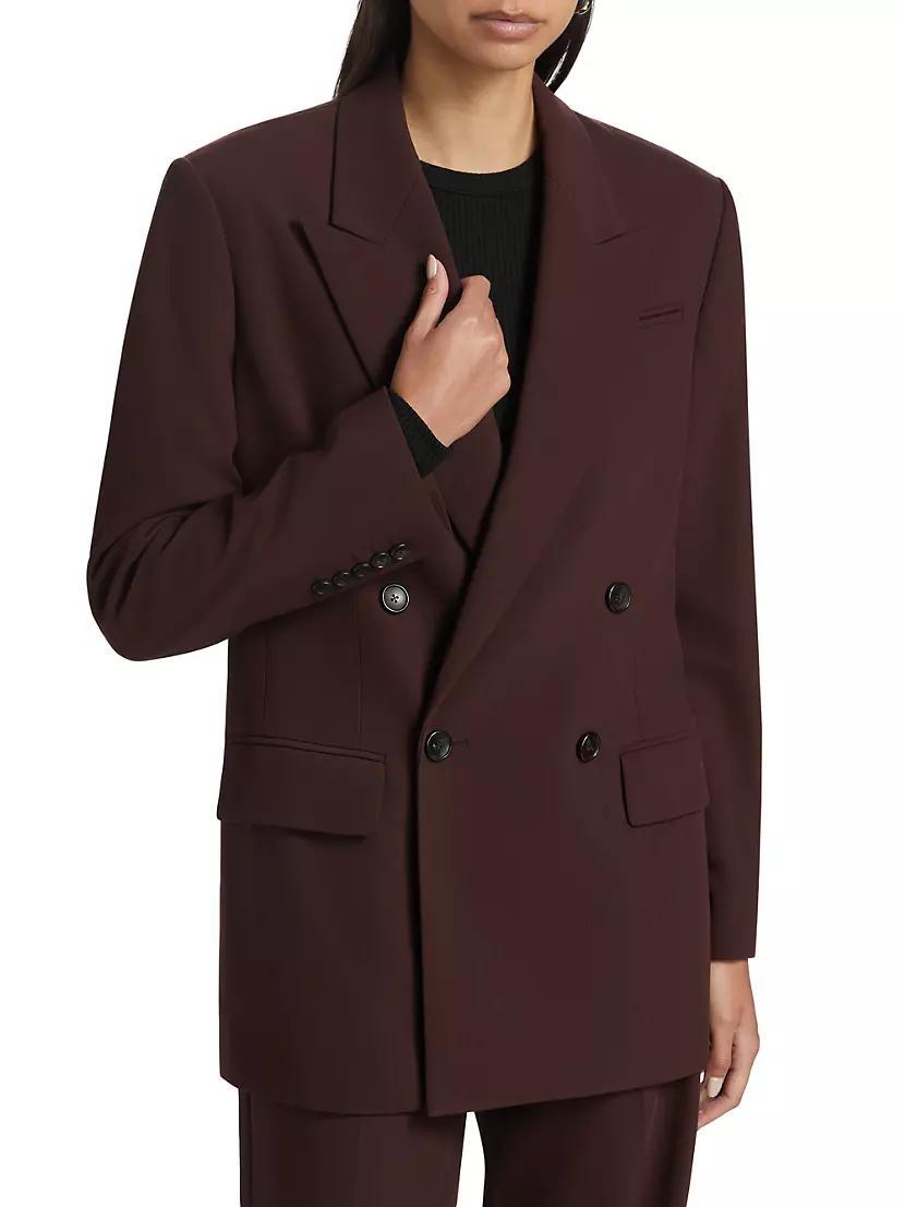 Calla Wool-Blend Double-Breasted Blazer Product Image