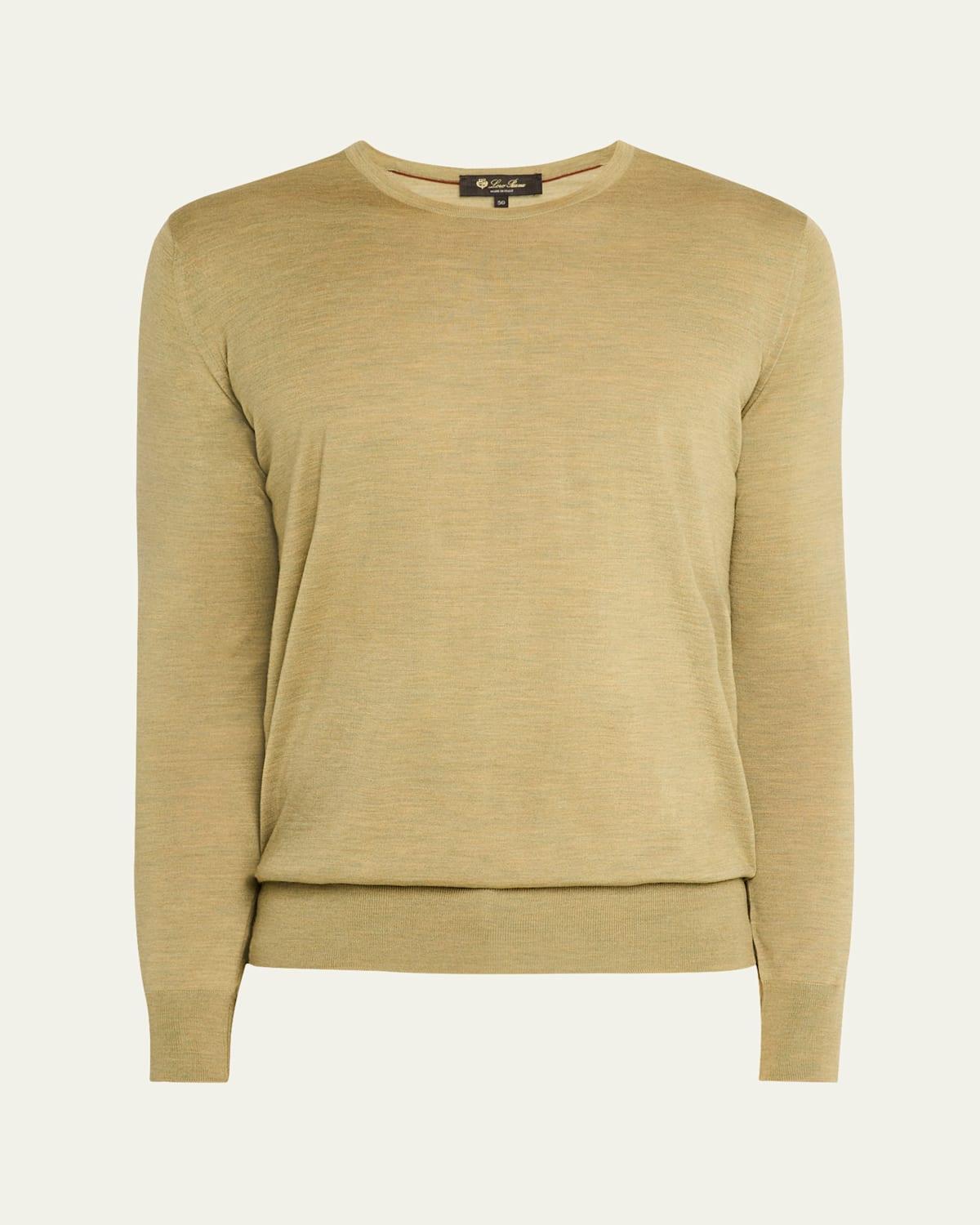 Mens Girocollo Wool Crewneck Sweater Product Image