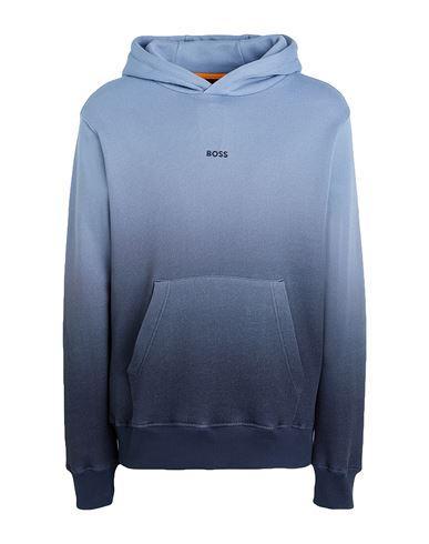 HUGO BOSS Boss Man Sweatshirt Pastel Blue Size Xl Cotton Product Image