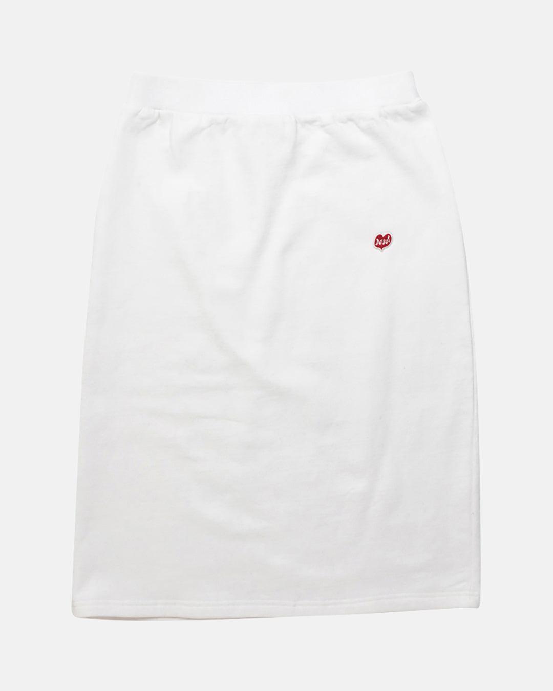 Monique Jersey Skirt - Vintage White Product Image