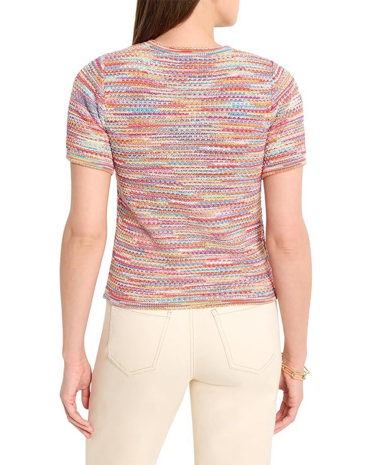 Geo Tuck Stitch Sweater Tee Product Image