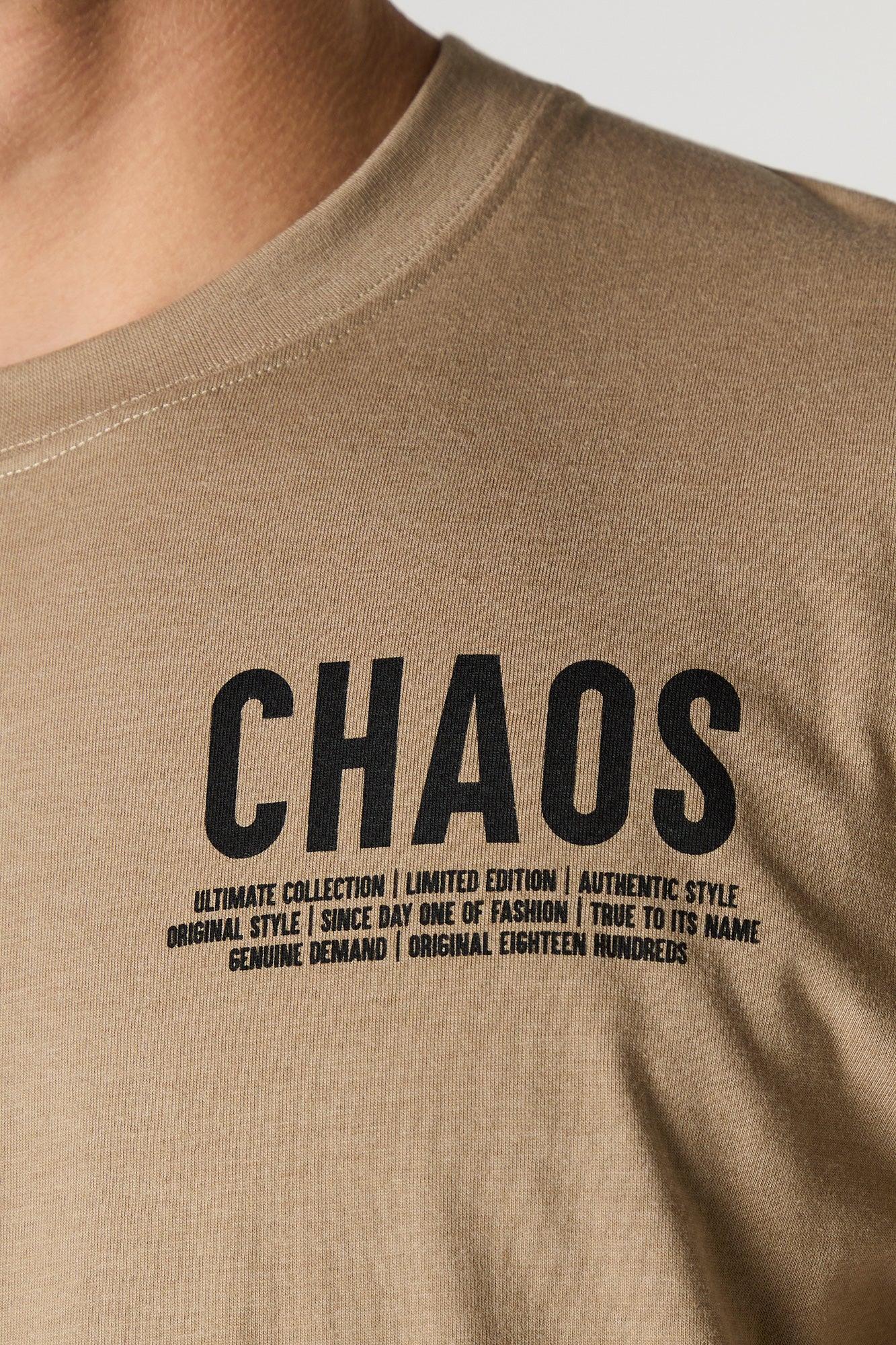 Chaos Graphic T-Shirt Male Product Image