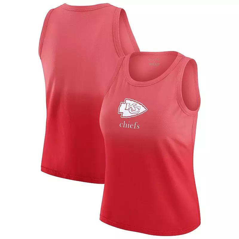 Women's WEAR by Erin Andrews x Gracie Hunt Pewter Tampa Bay Buccaneers Ombre Tank Top, Size: Medium, Charco Product Image