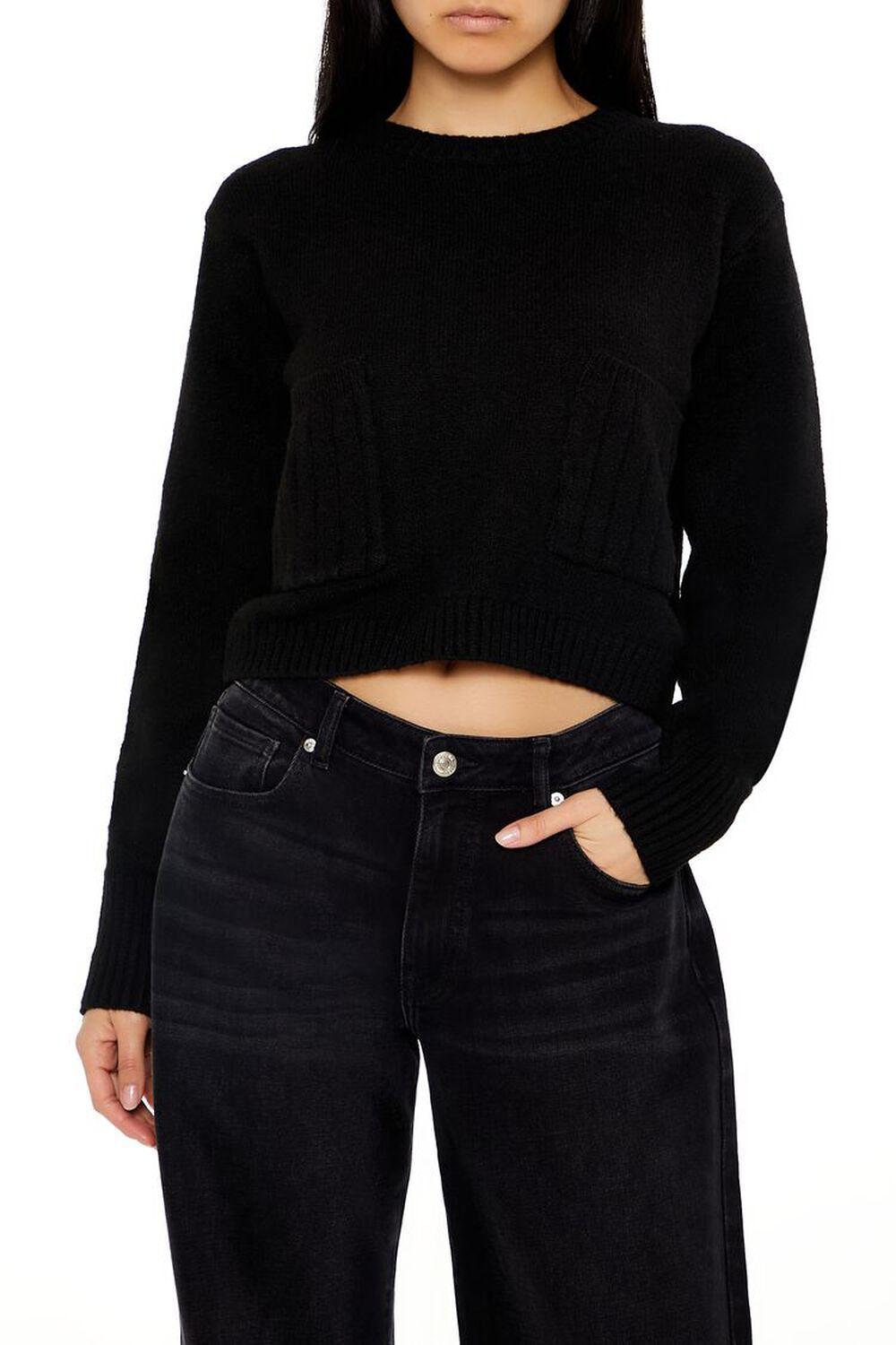 Cropped Crew Sweater | Forever 21 Product Image