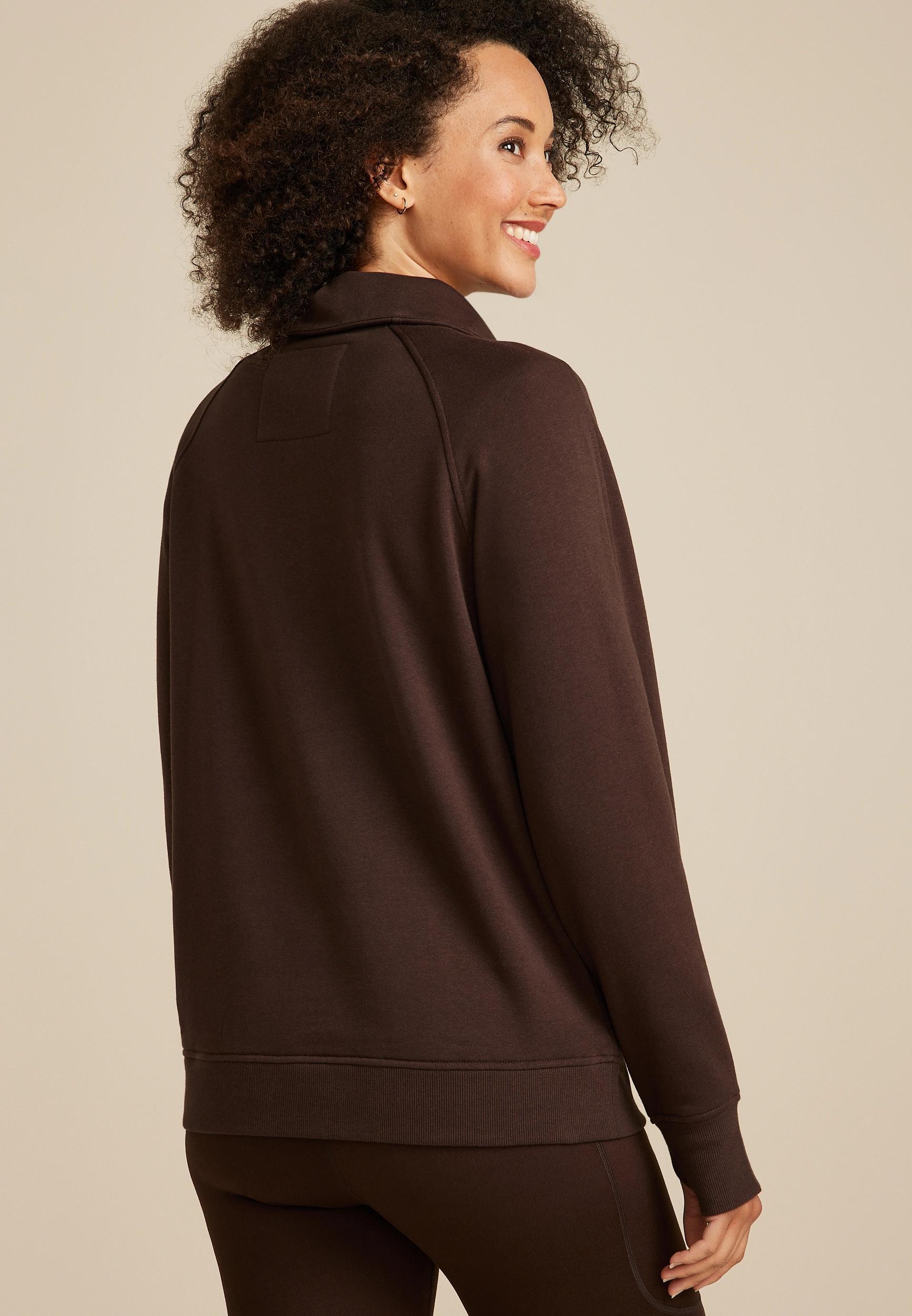 Quarter Zip Fleece Sweatshirt Product Image