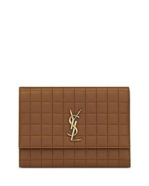 Womens Cassandre Matelass Carr Flap Pouch In Lambskin Product Image