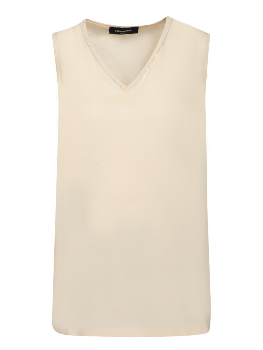 FABIANA FILIPPI Tops In White Product Image