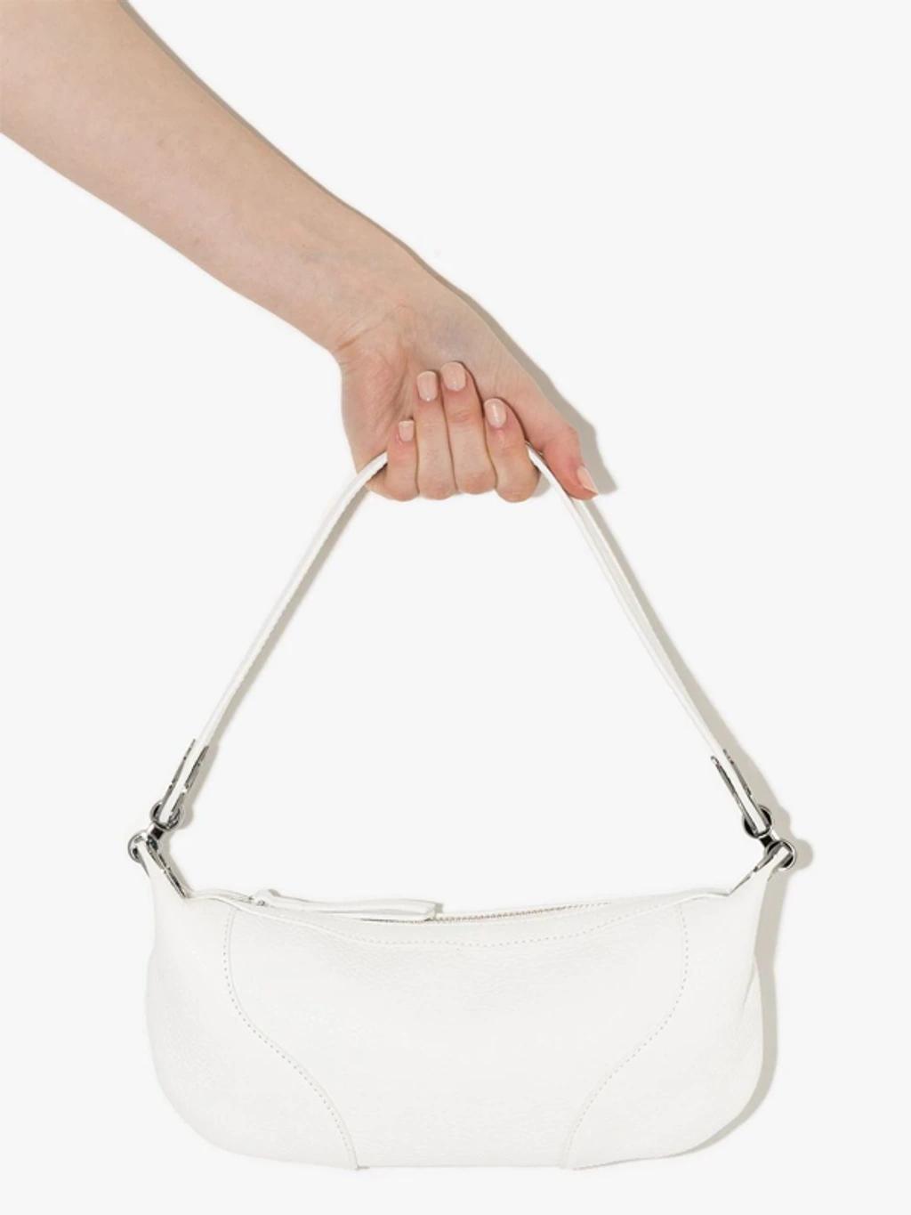 BY FAR Mini Amira Shoulder Bag In Weiss Product Image
