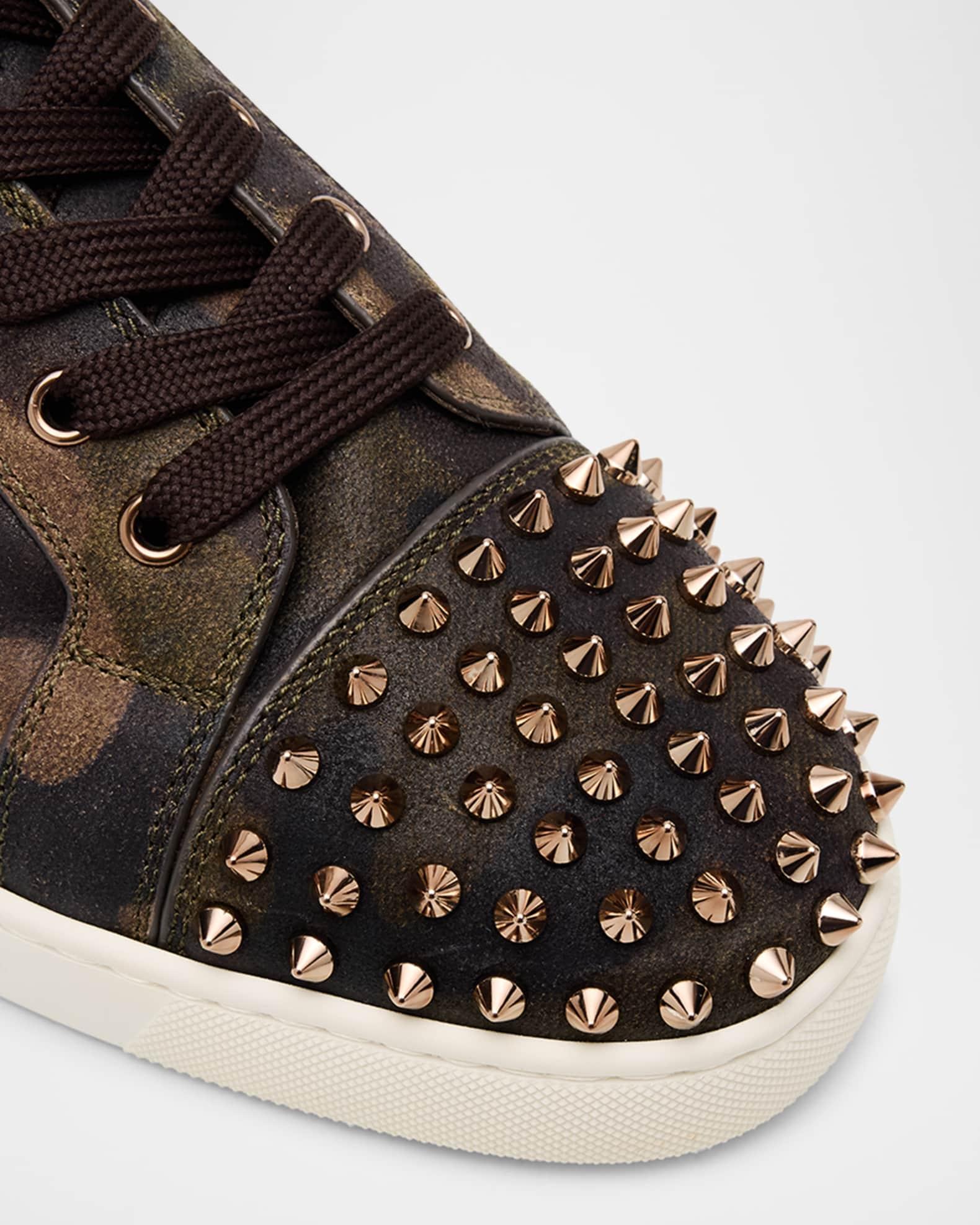 Men's Seavaste 2 Camouflage Reversed Leather Low-Top Sneakers Product Image